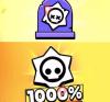Image Événement Communautaire 1000% Maîtrises avec Cadeaux sur Brawl Stars