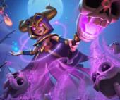 Image Emote Gratuite et Cadeaux Tirage Sorcière Evoluée Clash Royale