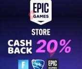 Image Epic Games Rembourse 20% des Achats (Jeu, V-Bucks, Fortnite, Rocket League...)