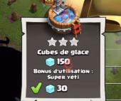 Image Obtiens 180 Cubes de Glace Gratuits sur Clash of Clans
