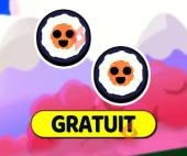 Image Récupère 2 Sushis Gratuits Bonus Brawl Stars