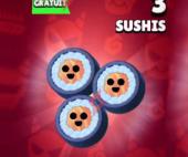 Image Récupère 3 Sushis Gratuits pour Bug sur Brawl Stars