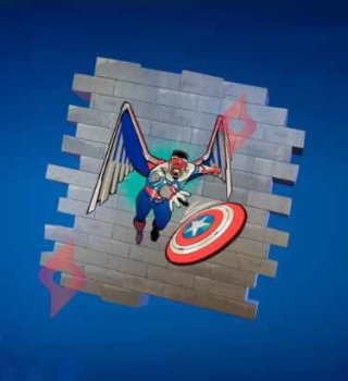 Image 2 Aérosols Captain America Gratuits sur Fortnite
