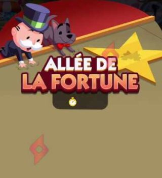 Image +6 000 Lancer de Dés Gratuits Allée de la Fortune Monopoly Go