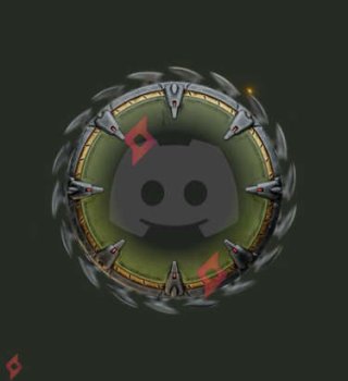 Image Avatar Décoration Shield Saw Doom The Dark Ages Gratuit sur Discord