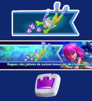 Image 2 Bannières Défis Tirage Super Cartes Gratuites sur Clash Royale