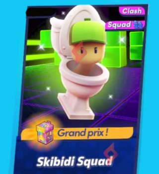 Image Boîtes Graffiti Gratuites Skibidi Squad Stumble Guys