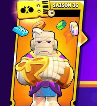 Image Brawl Pass Saison 36 Gratuit sur Brawl Stars