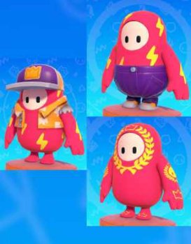 Image Skin Gratuit du 4e Anniversaire sur Fall Guys