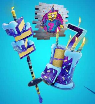 Image Pack Gratuit du 7e Anniversaire de Fortnite