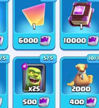 Image Des Cadeaux Exclusifs dans le Magasin de la Saison sur Clash Royale