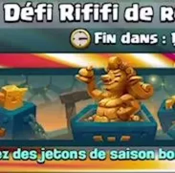 Image Pack Gratuit Défi Rififi de Roquettes sur Clash Royale