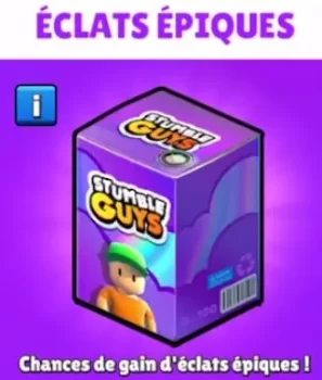 Image Des éclats Épiques + Skin Gratuits sur Stumble Guys