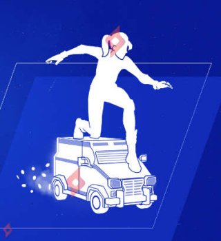 Image Emote Mini Camion Blindé et Cadeaux Gratuits sur Fortnite