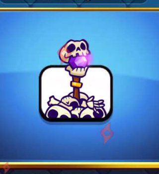 Image Emote Trésor Squelette Gratuite sur Clash Royale