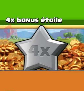 Image Événement 4x Bonus Étoile Quotidien Clash of Clans