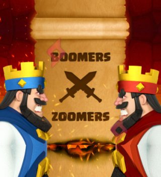 Image Événement Boomers Vs Zoomers sur Clash Royale