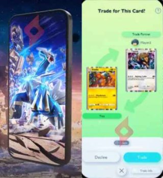 Image Extension Choc Spatio-Temporel et Échange sur Pokémon TCG Pocket