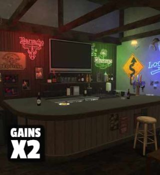 Image GTA$ et RP doublés Mission du Bar GTA Online