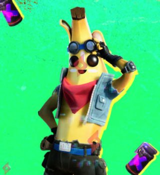 Image Le Skin Peely Aventurier Gratuit et Cadeaux sur Fortnite