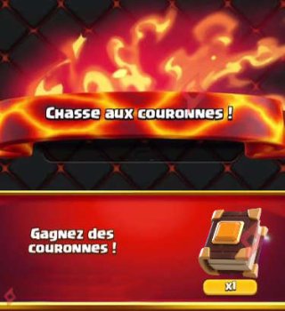 Image Livre des Cartes Gratuits et Cadeaux Chasse aux Couronnes Clash Royale