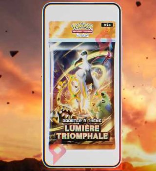 Image Nouvelle Extension + Booster Lumière Triomphale Pokémon TCG Pocket
