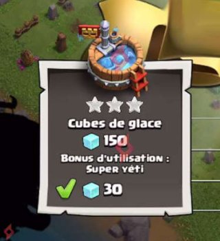 Image Obtiens 180 Cubes de Glace Gratuits sur Clash of Clans