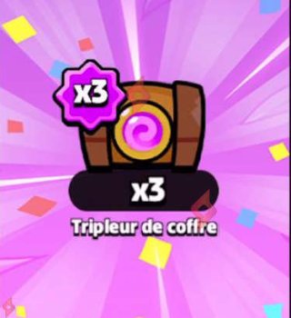 Image Obtiens 3 Tripleurs de Coffre Gratuits Squadiversaire sur Squad Busters