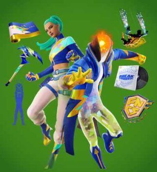 Image *URGENT* Pack Kyra la Championne et Infinité Cosmique Gratuit Fortnite