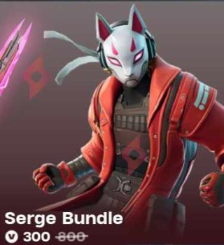 Image Pack Serge à 300 V-Bucks sur Fortnite
