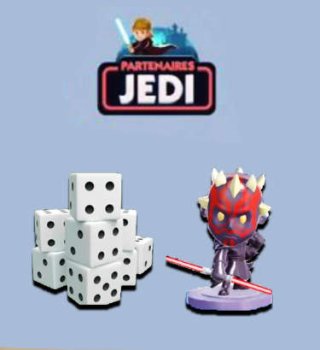 Image Pion Dark Maul Gratuit + Lancer de Dés Monopoly Go