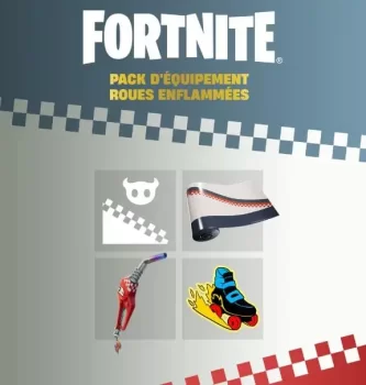 Image Pack PS+ Équipement Roues enflammées Gratuit sur Fortnite Saison 3