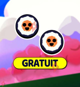 Image Récupère 2 Sushis Gratuits Bonus Brawl Stars