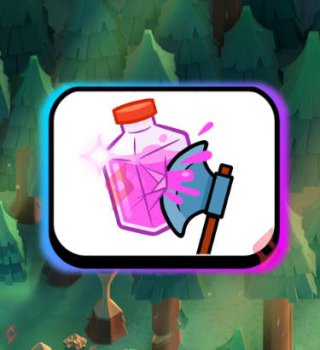 Image Récupère Emote Bouteille Bûcheron Gratuit sur Clash Royale