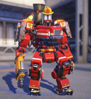 Image Skin Bastion Fire Engine Gratuit sur Overwatch 2
