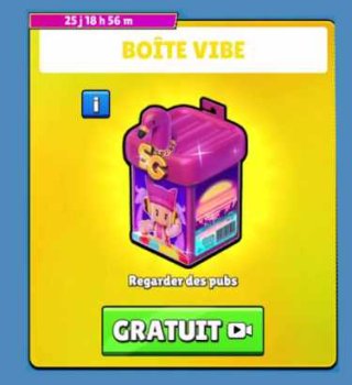 Image Skin Boîte Vibe Gratuite sur Stumble Guys