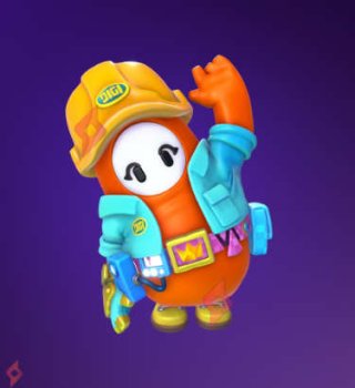 Image Skin Costume Digi Gratuit sur Fall Guys avec Epic Games Store