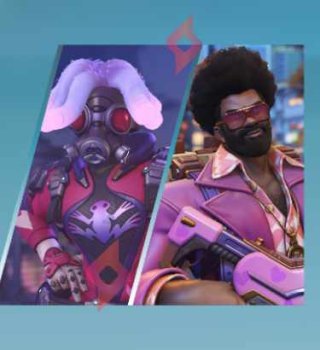 Image Skin Flirty Flare Baptiste et DJ Lucio Gratuit Overwatch 2