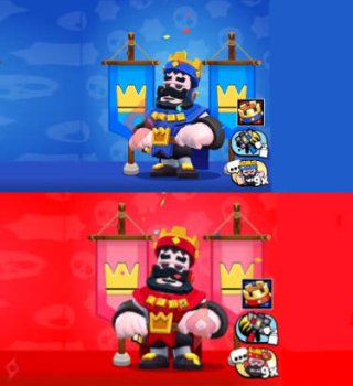 Image Skin Frank Roi Rouge ou Bleu Gratuit Brawl Stars