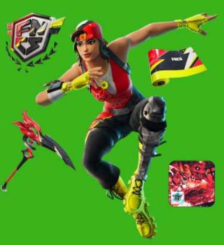 Image Le Skin et Pack Mécano la Championne Gratuit sur Fortnite Saison 4