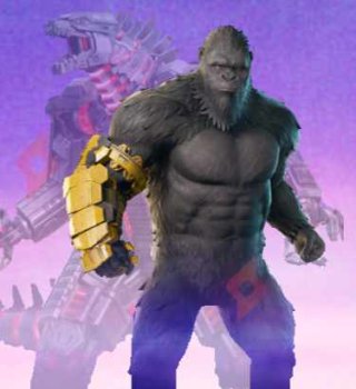 Image Pack Skin Kong et Skin Mecha Godzilla sur Fortnite