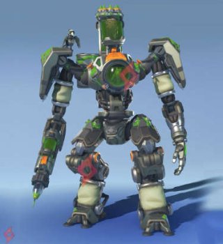 Image Skin Légendaire Bastion Toxique Offert sur Overwatch 2