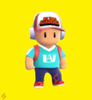 Image Skin MHA Fan Gratuit sur Stumble Guys Mobile