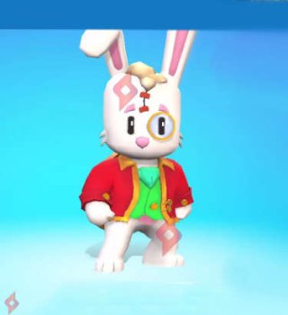 Image Skin White Rabbit Gratuit sur Stumble Guys Mobile
