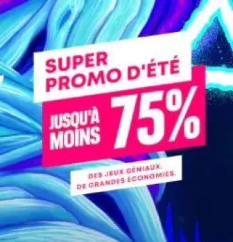 Image Super promo d’été sur des jeux Playstation