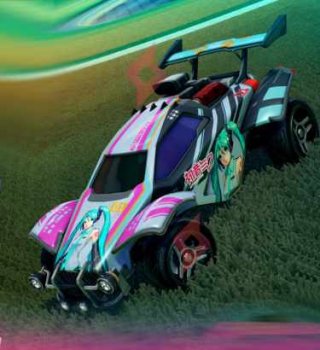 Image Sticker Hatsune Miku et Roue Gratuites sur Fortnite