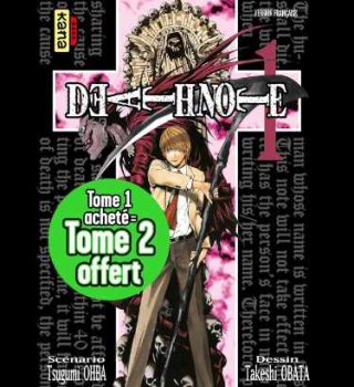 Image Pack Tome 1 et 2 de Death Note à 7.30€ sur Amazon