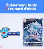 Image Cadeaux + Sabliers Boosters Gratuits Feunard Alola Pokémon Pocket
