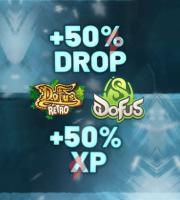 Image Événement Bonus +50% XP et Drop sur Dofus et Dofus Retro