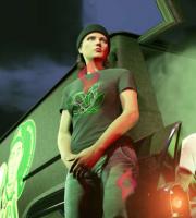 Image Nouveau T-shirt Poing Planant Noir Gratuit GTA Online